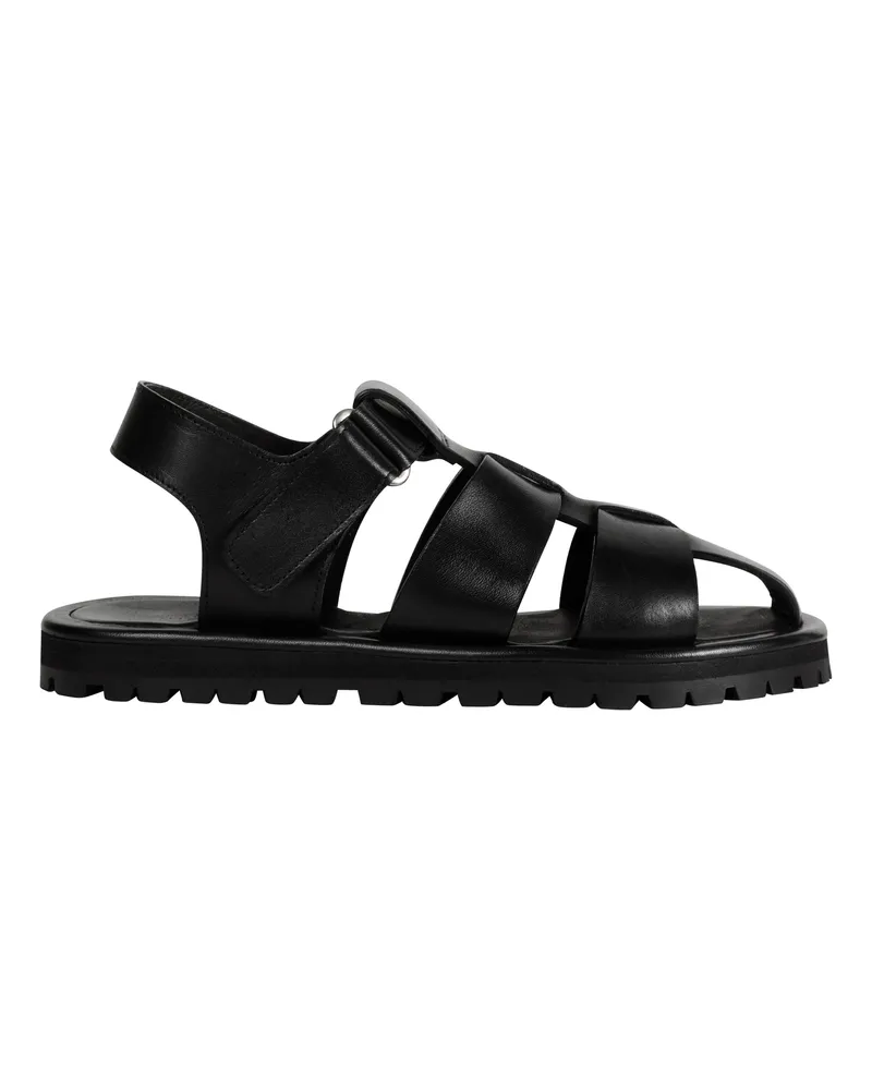 Studio Nicholson Sandom Leather Sandals Black