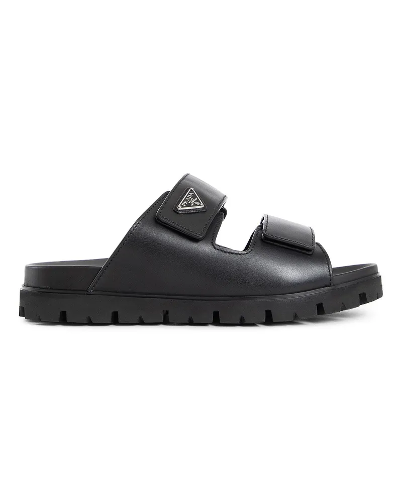 Prada MAN BLACK SANDALS & SLIDES