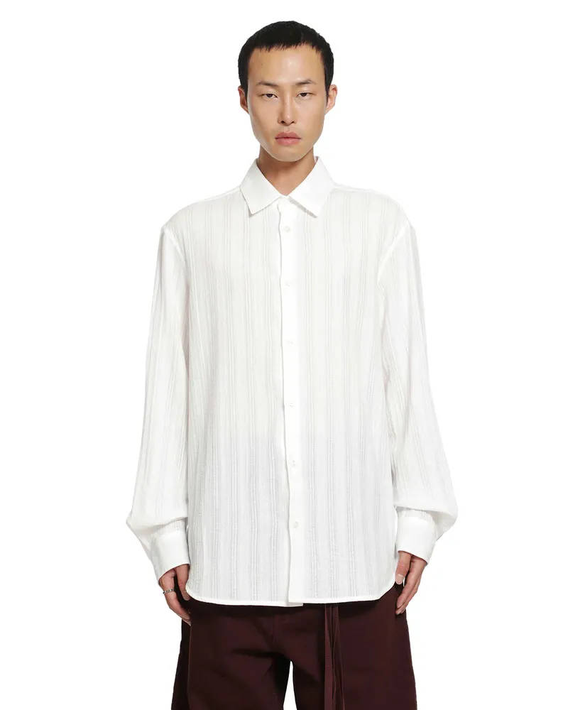 Ann Demeulemeester Andre Classic Shirt White