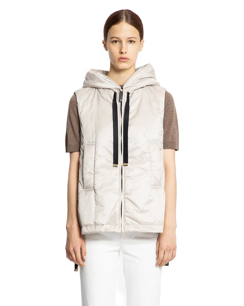 Max Mara Water-Repellent Gilet Grey