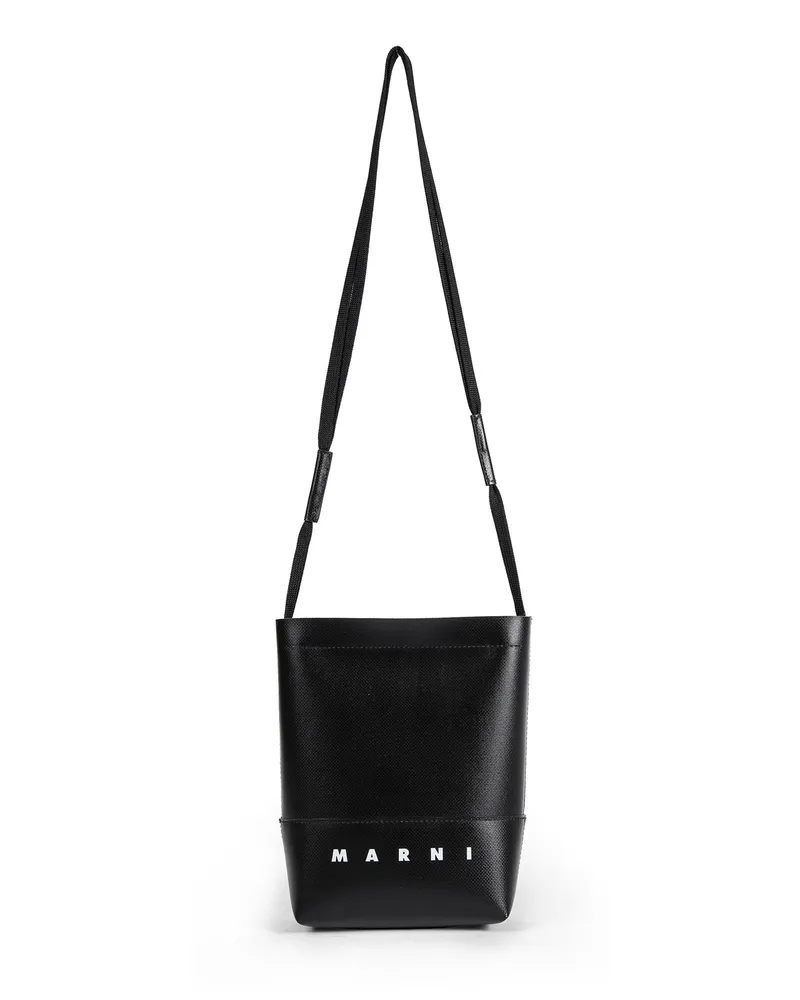 Marni Crossbody Bag With Shoelace Strap Black