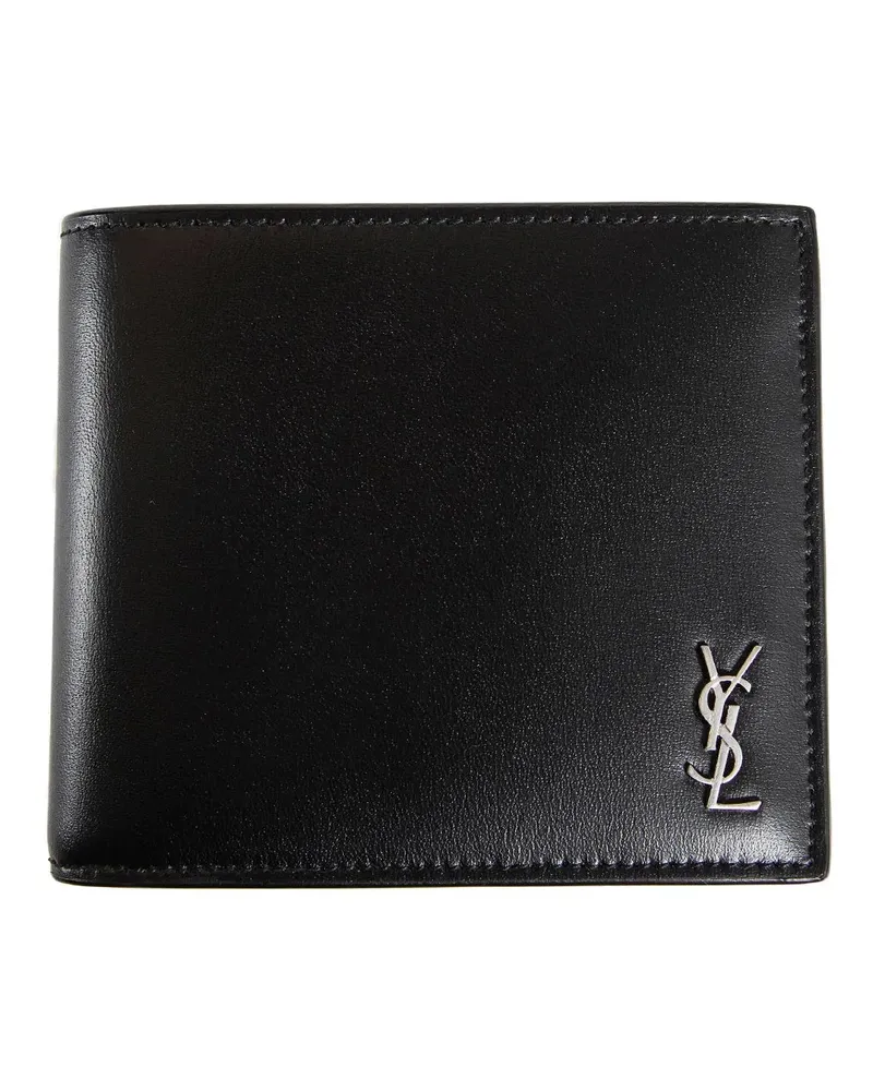 Saint Laurent tiny monogram east/west wallet Black