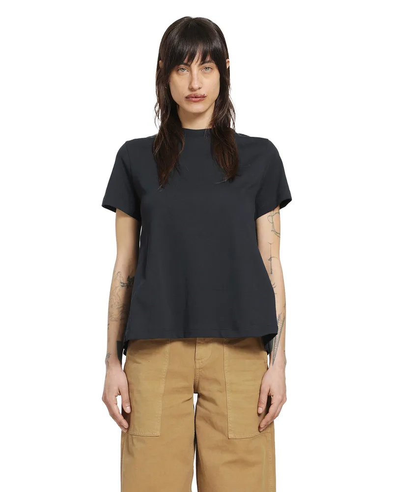 Moncler Cotton Jersey San Gallo T-Shirt Blue