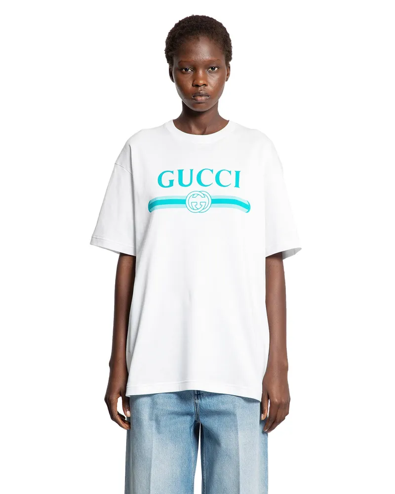 Gucci Interlocking G Web T-Shirt White
