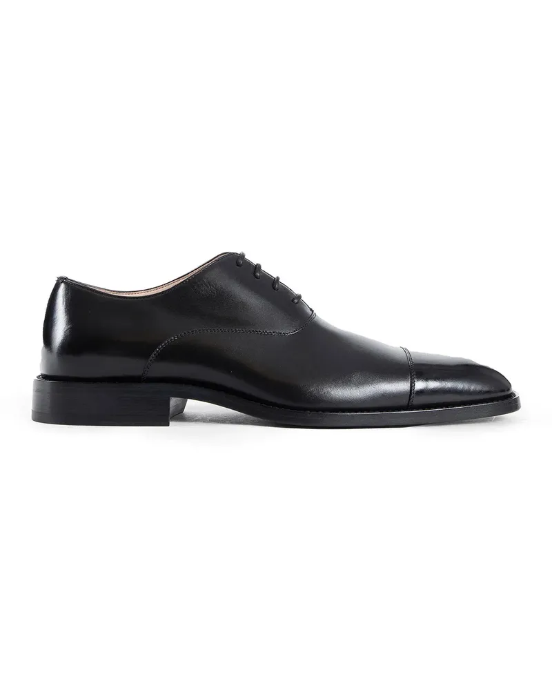 Loewe Crown Oxford Shoes in Shiny Calfskin Black