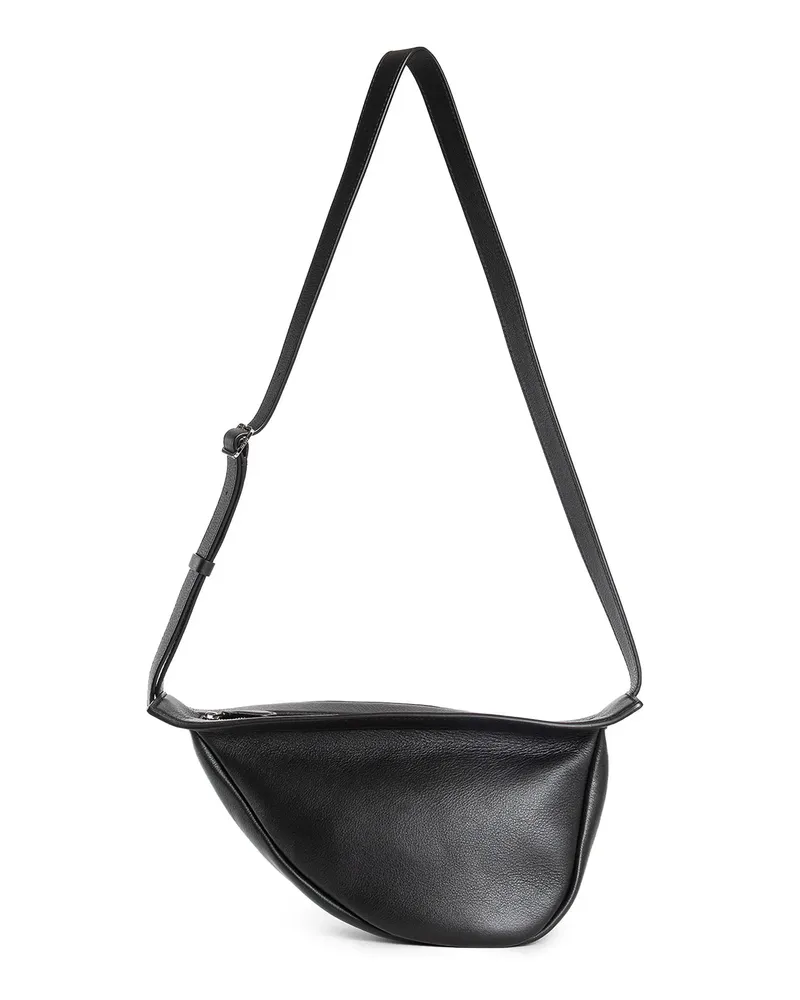 The Row Small Slouchy Banana Bag Black