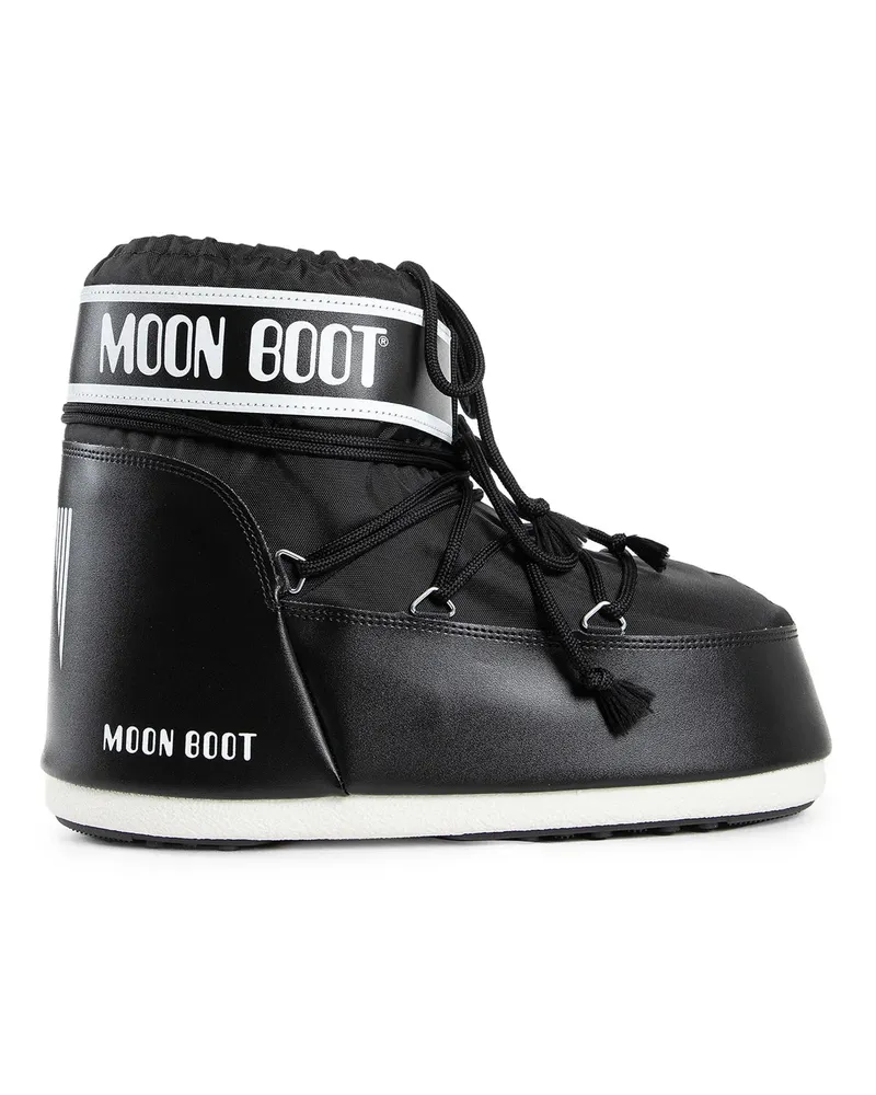 Moon Boot icon low nylon boots Black