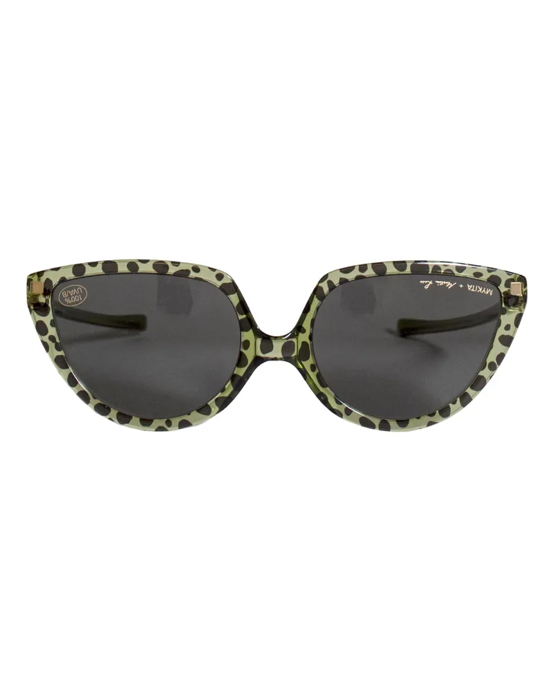 Martine Rose Mykita collaboration SOS sunglasses Green