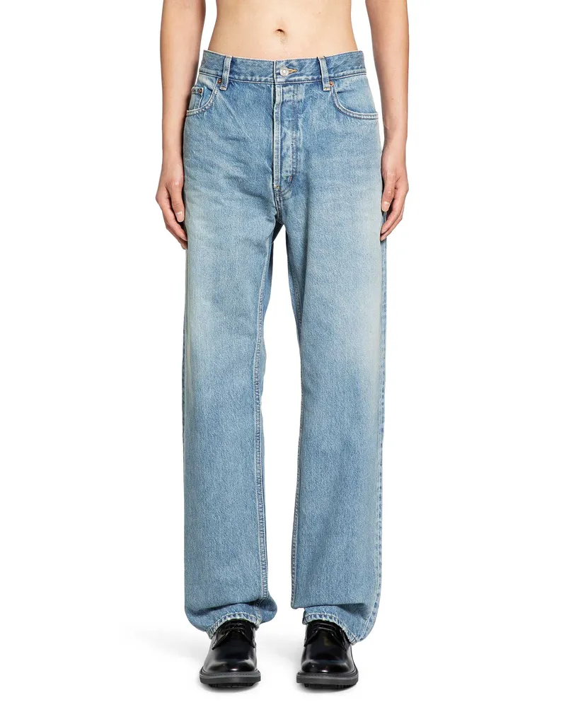 Saint Laurent Mick Long Jeans Blue