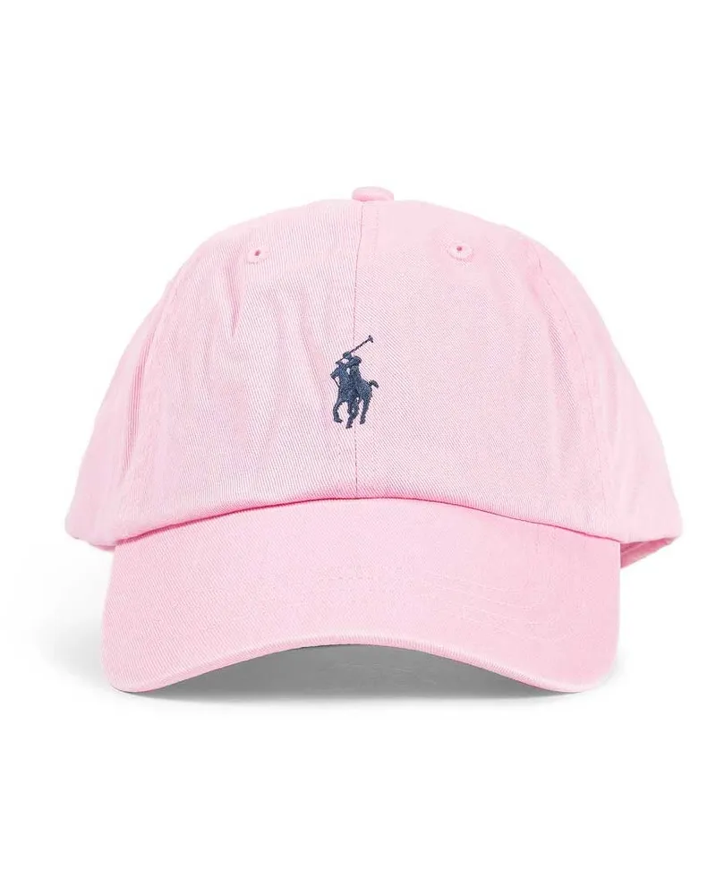 Ralph Lauren Canvas Baseball Cap Pink
