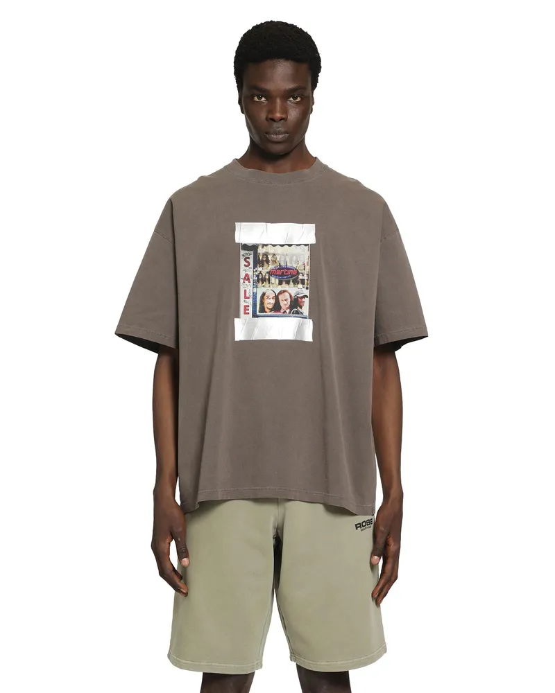 Martine Rose S/S Oversized T-Shirt Brown