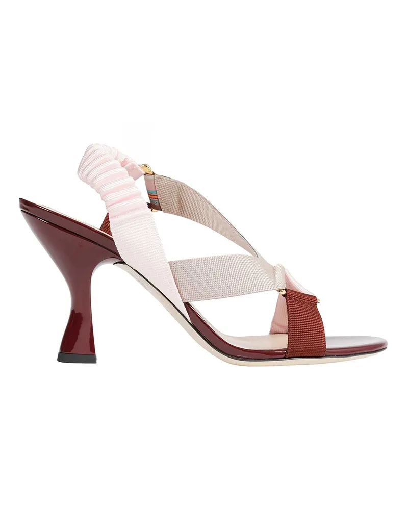 Fendi Colibri Sandals Red