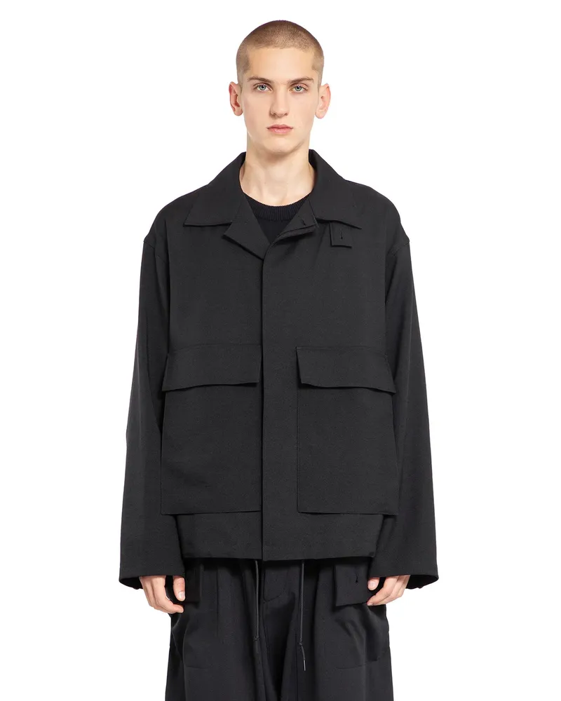 Y-3 Classic Coach Graphic Logo Jacket Black