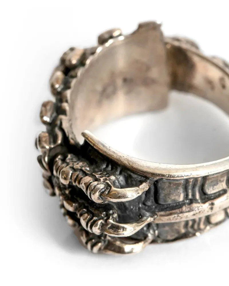 KD2024 KDRI067 Triangle claw ring Silver