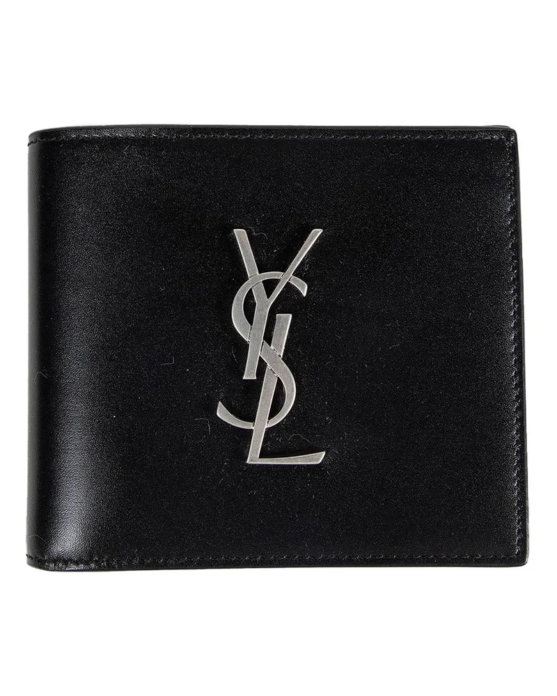 Saint Laurent Monogram East/West Smooth Leather wallet Black