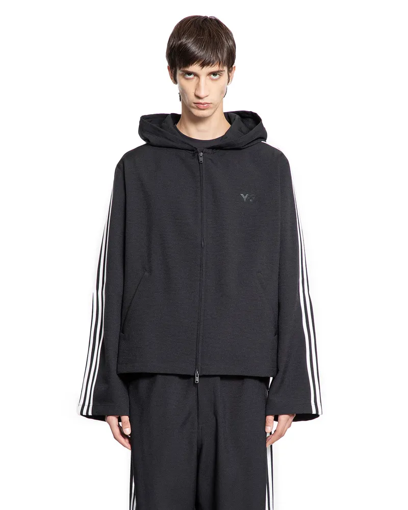 Y-3 U Wire Zip-Up Hoodie Black