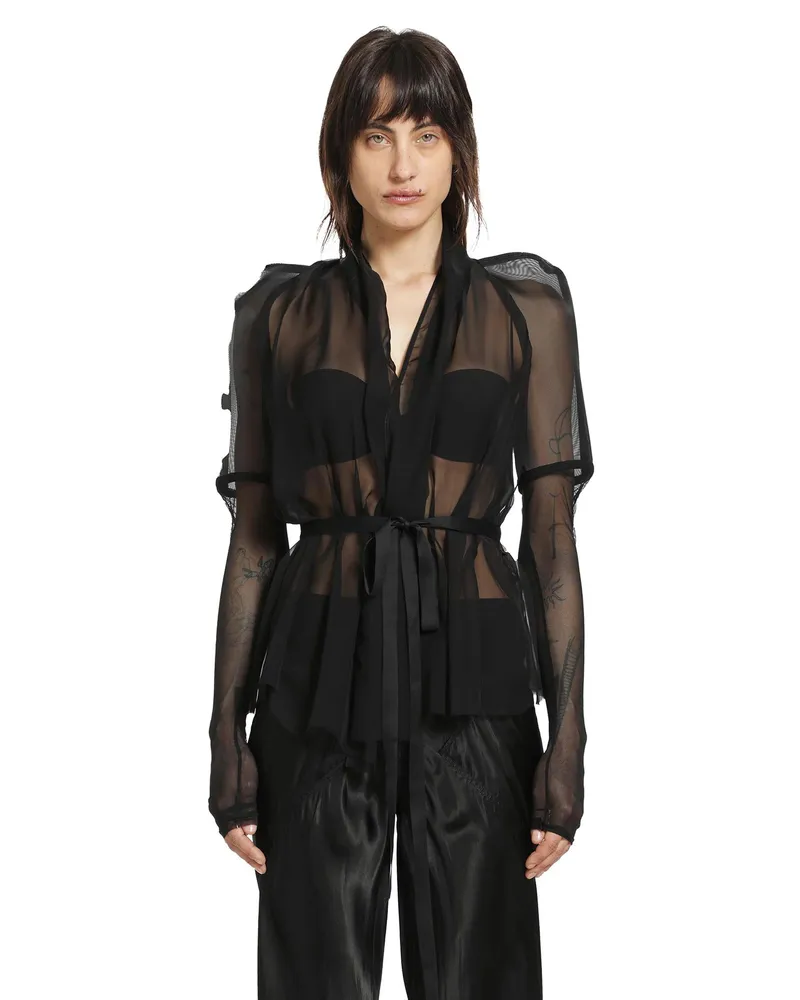 Rick Owens Temple Combo Metro JKT Black