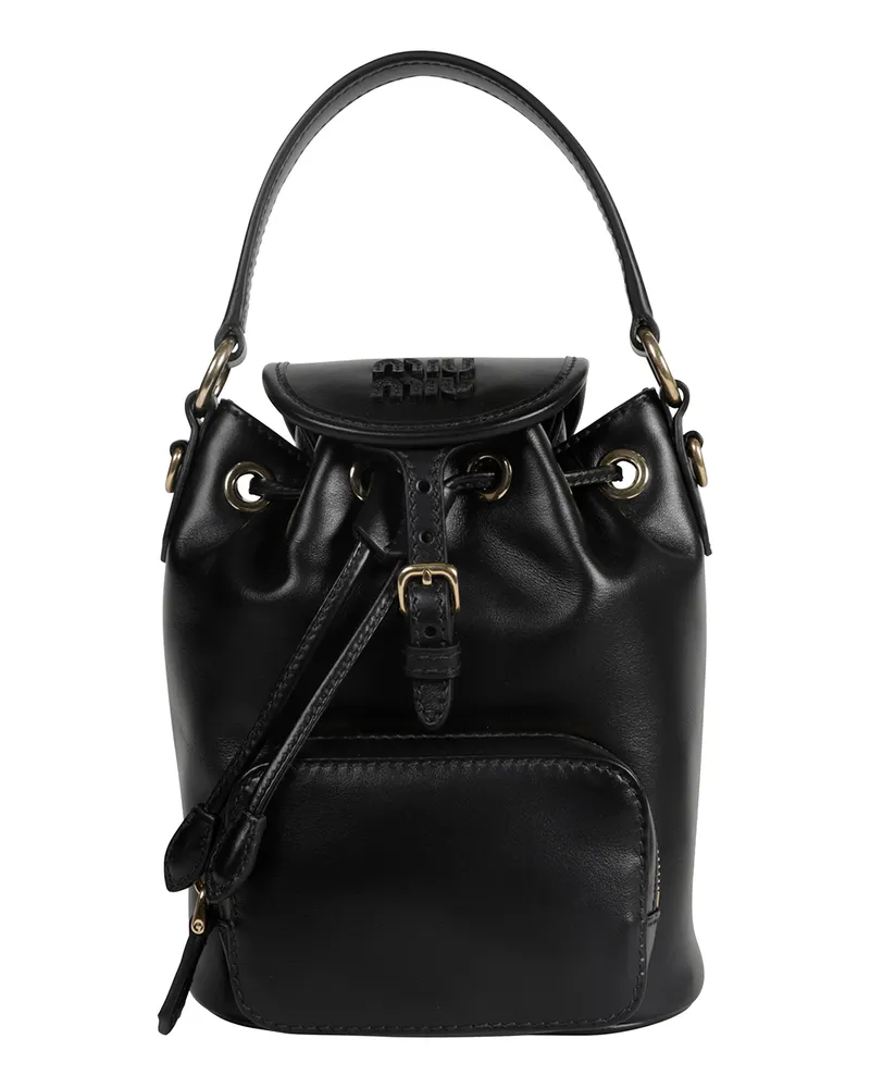 Miu Miu Mini Logo Buckle Backpack 