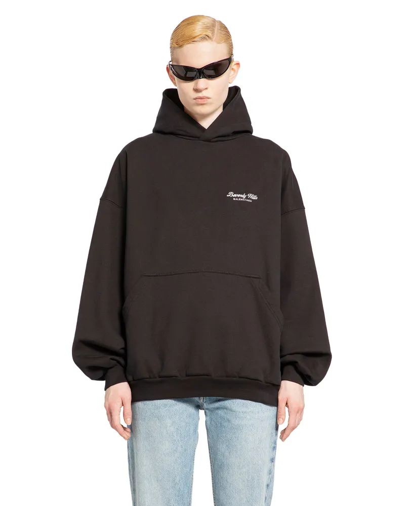 Balenciaga Beverly Hills Oversize Hoodie Black