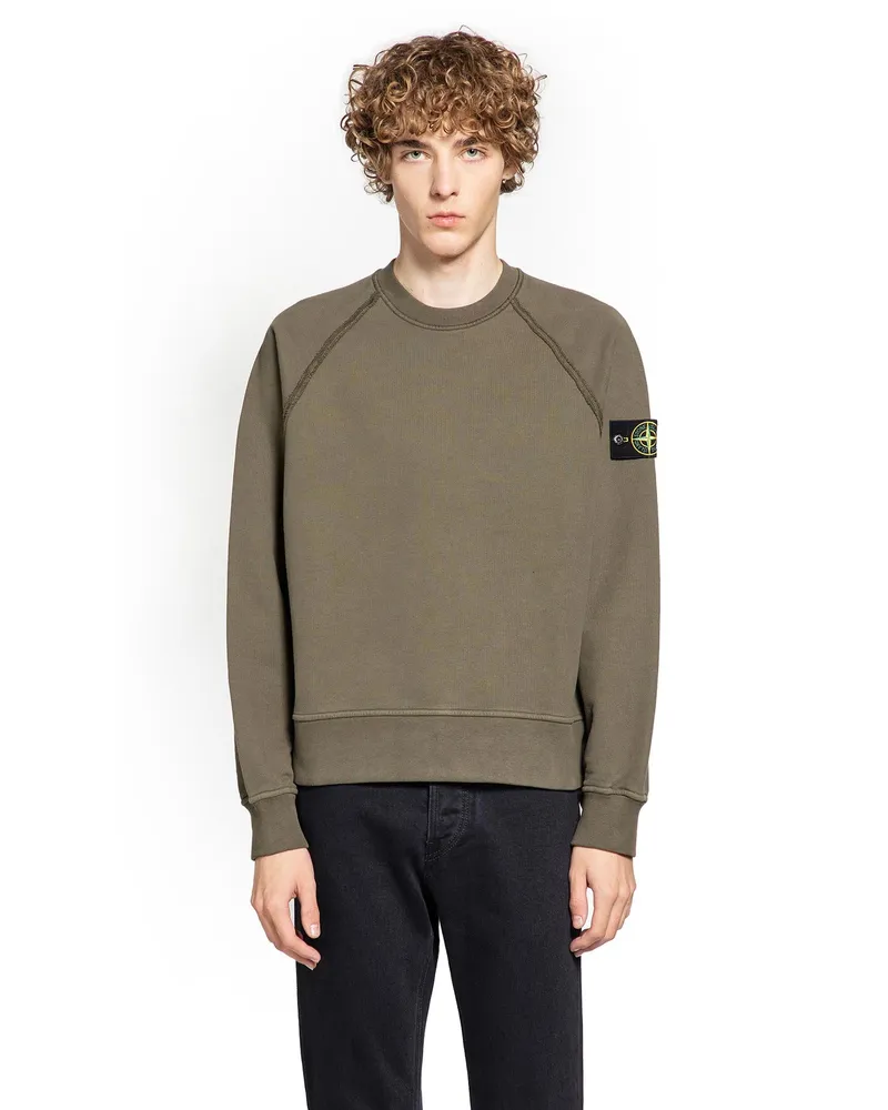Stone Island MAN GREEN SWEATSHIRTS Green