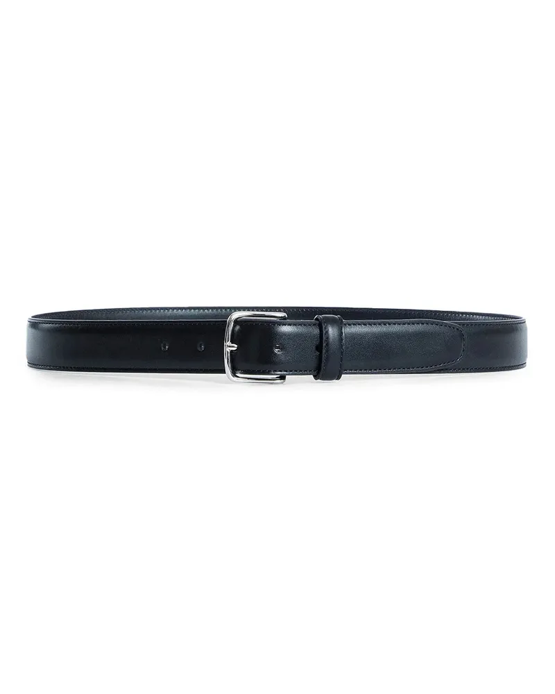The Row Classic leather belt Black