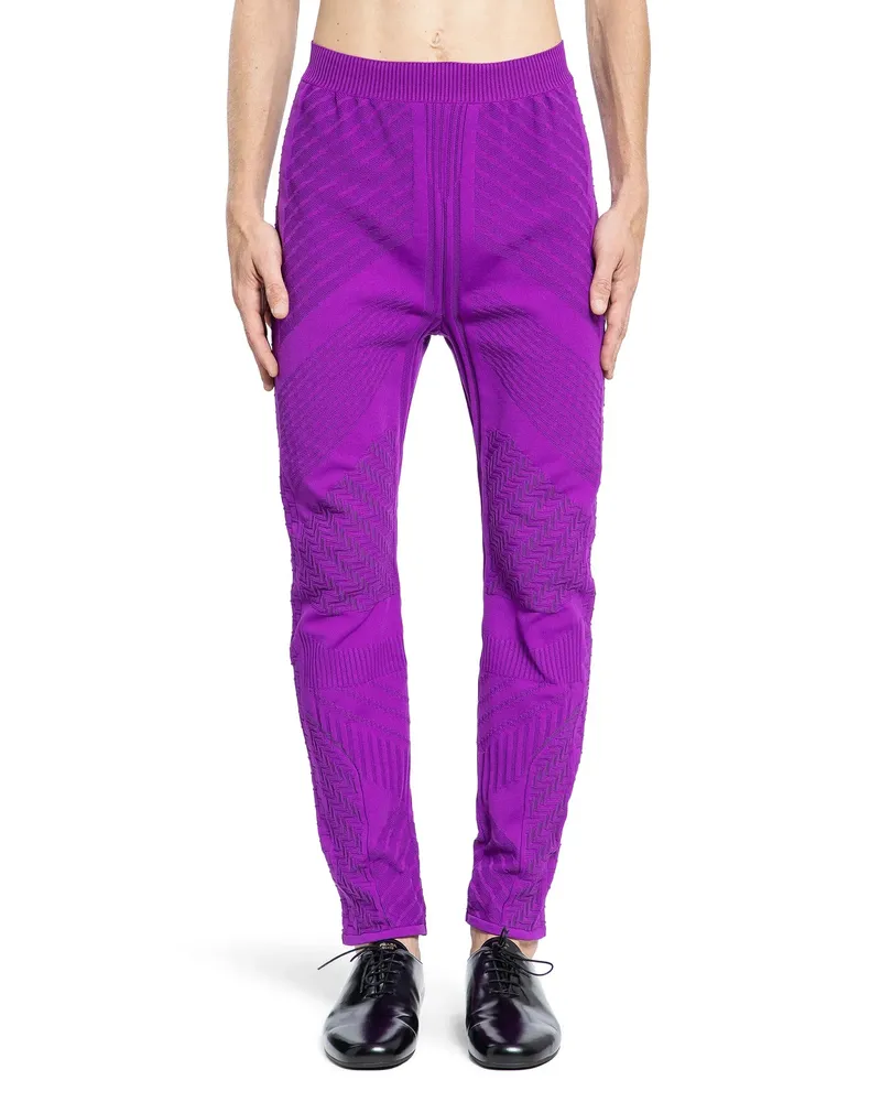 Prada Re-nylon jacquard leggings Purple
