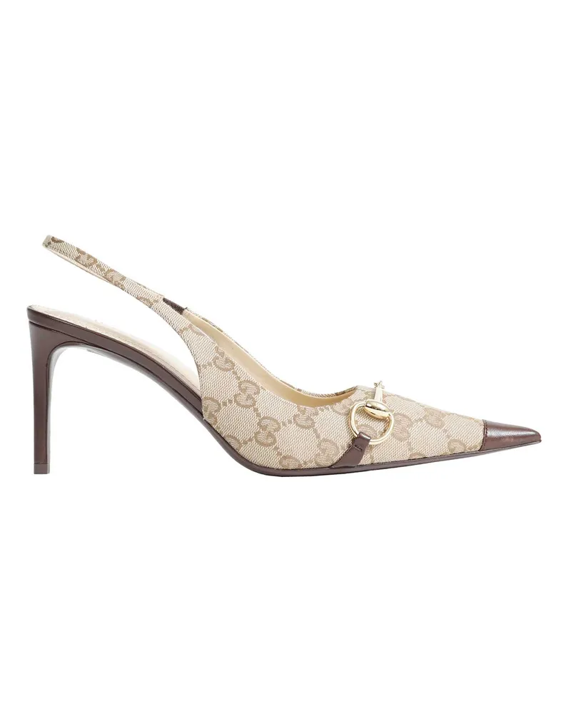 Gucci Donna Slingback Pump Brown