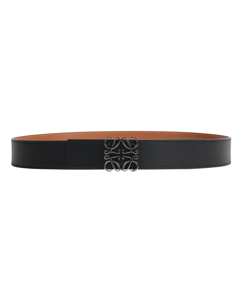Loewe Reversible Leather Belt Black