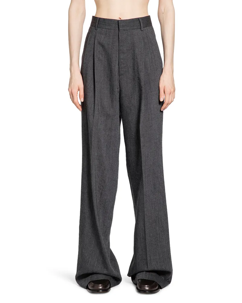 Petar Petrov WOMAN GREY TROUSERS Grey