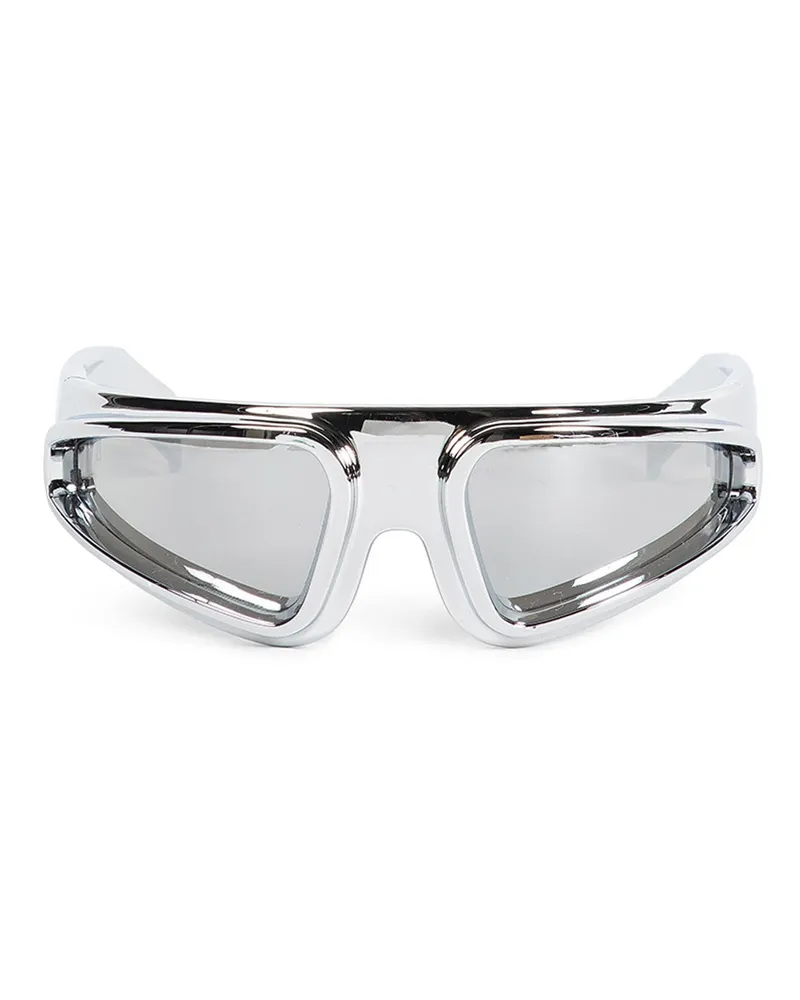Rick Owens Ryder Sunglasses Silver