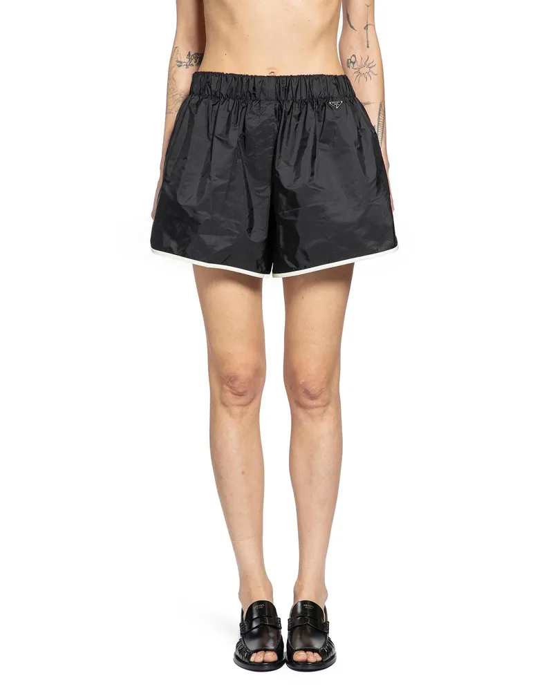 Prada Re-Nylon Shorts Black