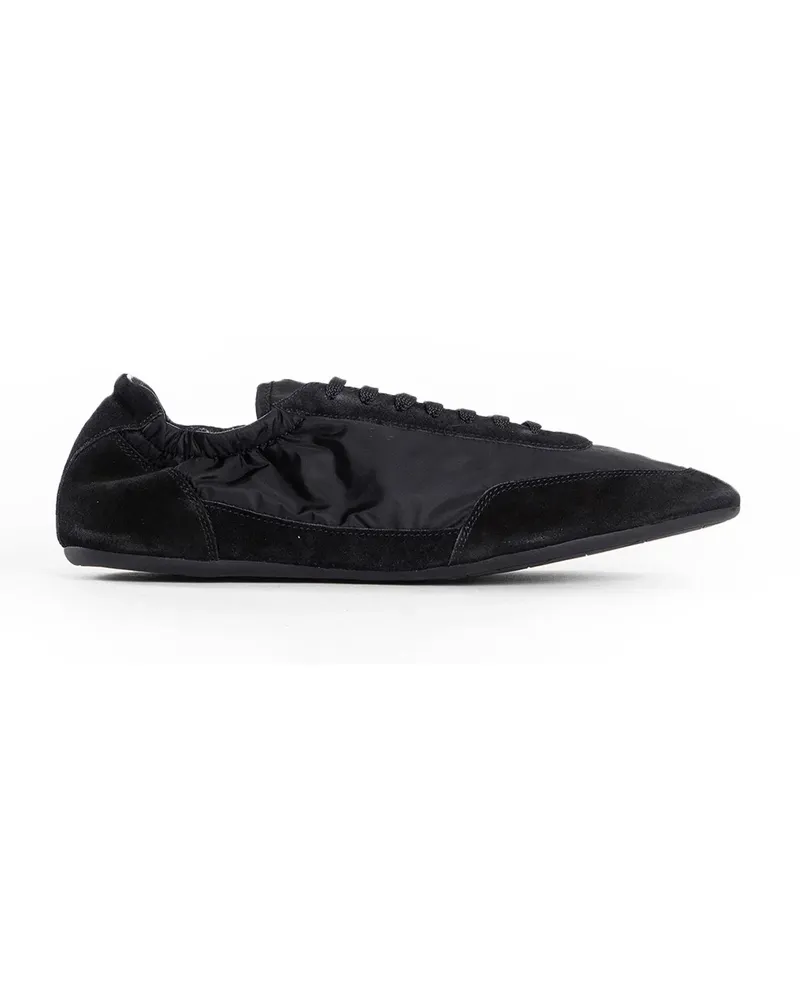 Prada Sneakers in Re-Nylon e pelle scamosciata Collapse Black