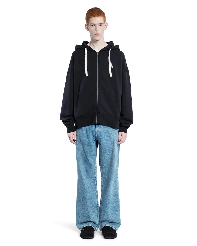 Palm Angels MAN BLACK SWEATSHIRTS