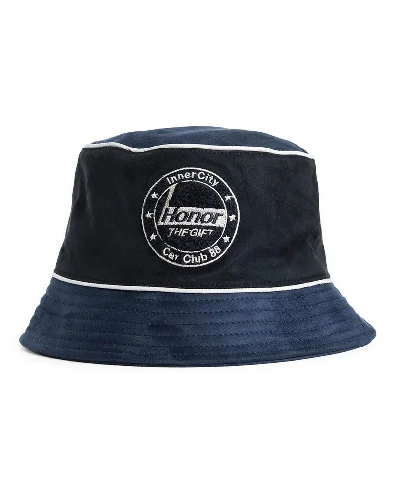 Honor The Gift A-Spring Faux Suede Bucket Hat Blue