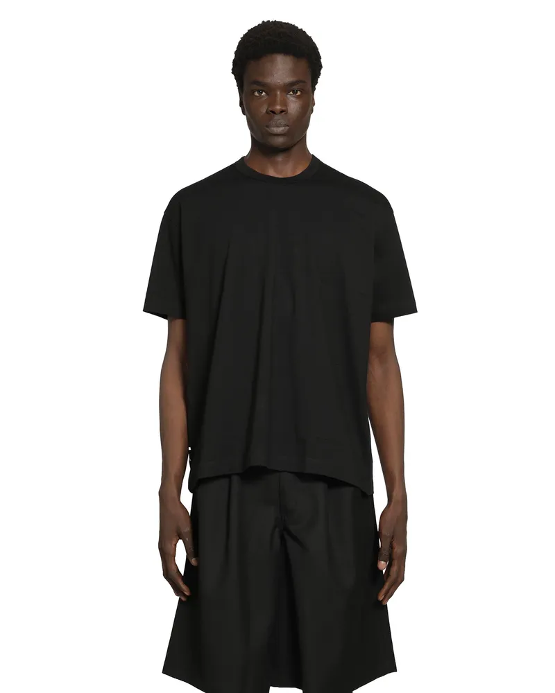 Comme des Garçons Logo Cotton Jersey T-Shirt Black