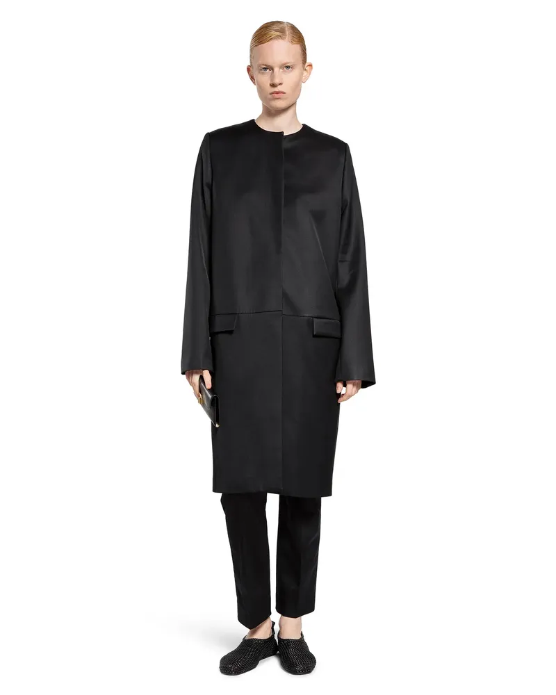 Totême Chintz coat Black