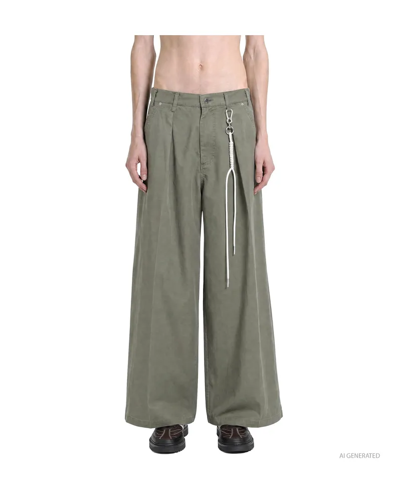 Song For The Mute Super Baggy Pants Green