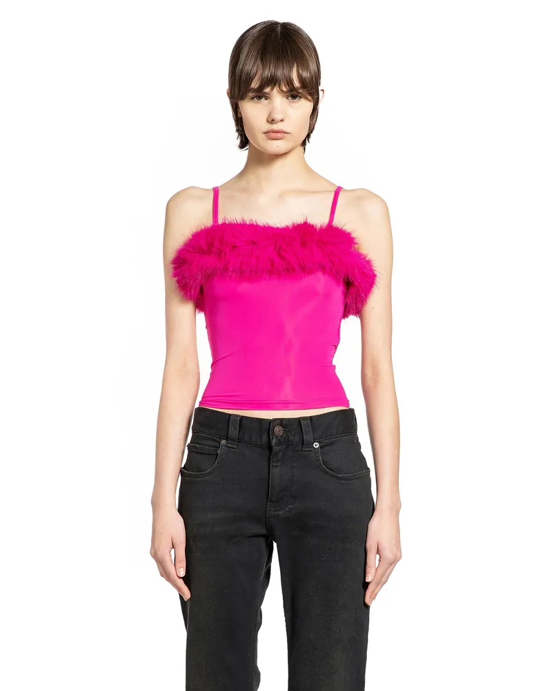 Balenciaga Strap Top Pink