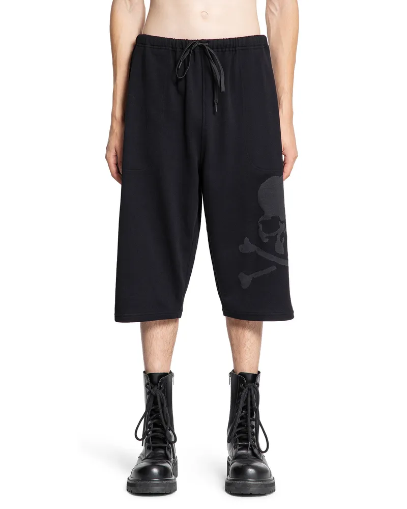 Mastermind World Skull Terry Jacquard Pyjama Shorts Black