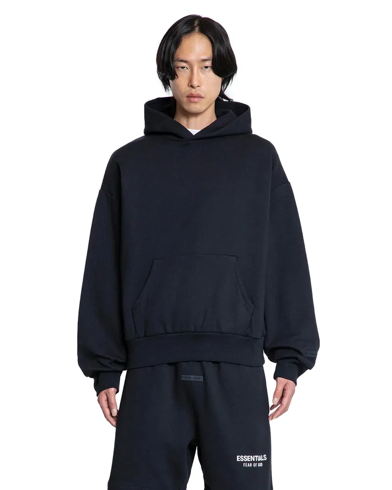 Fear of God Classic Fit Fleece Hoodie Black
