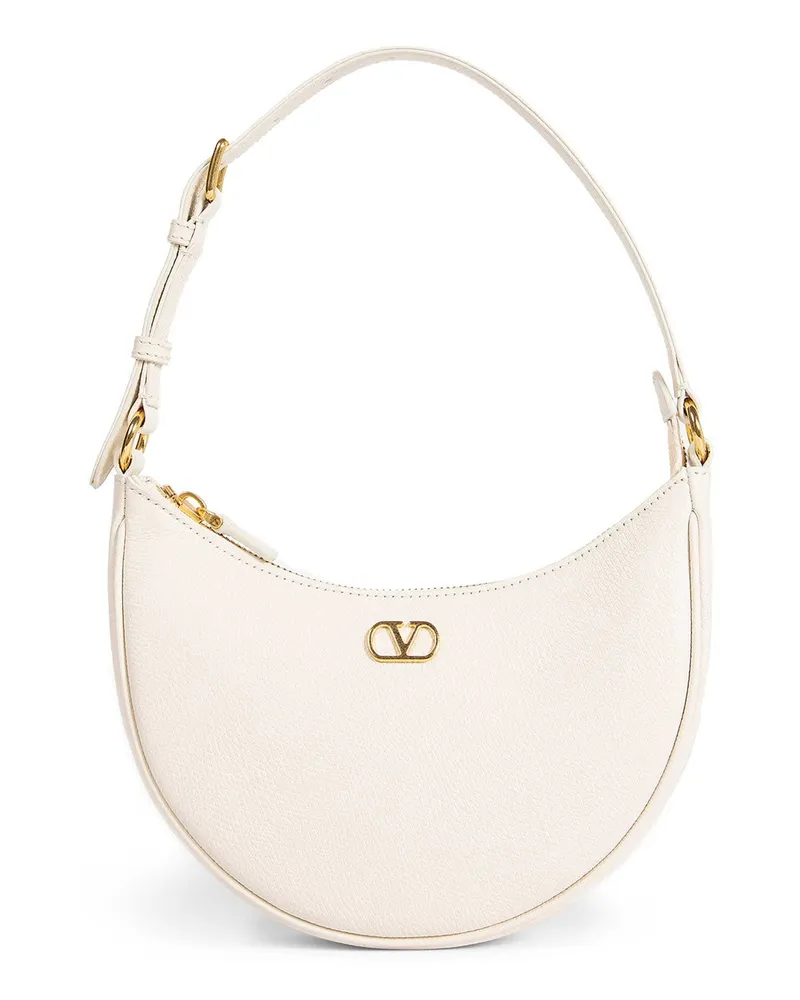 Valentino Garavani V Logo Mini Bag Off-white