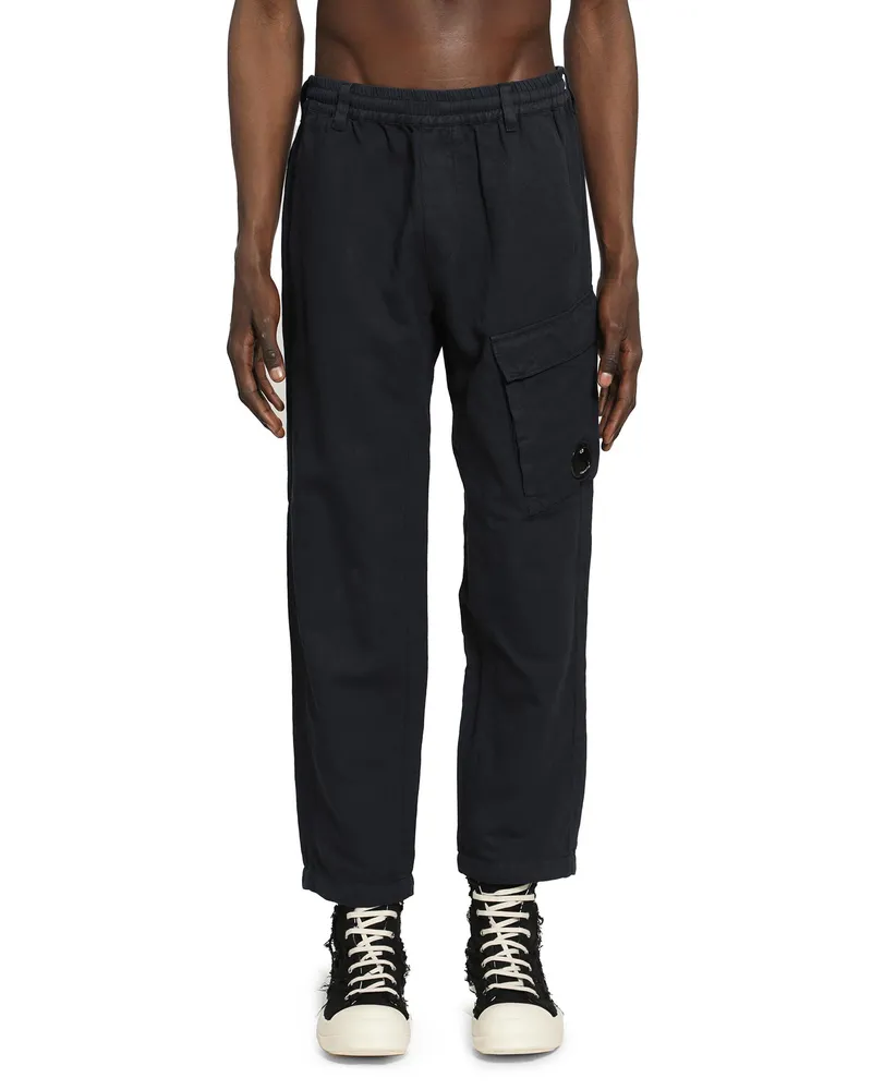 C.P. Company Cotton Nylon Cargo Pants Blue