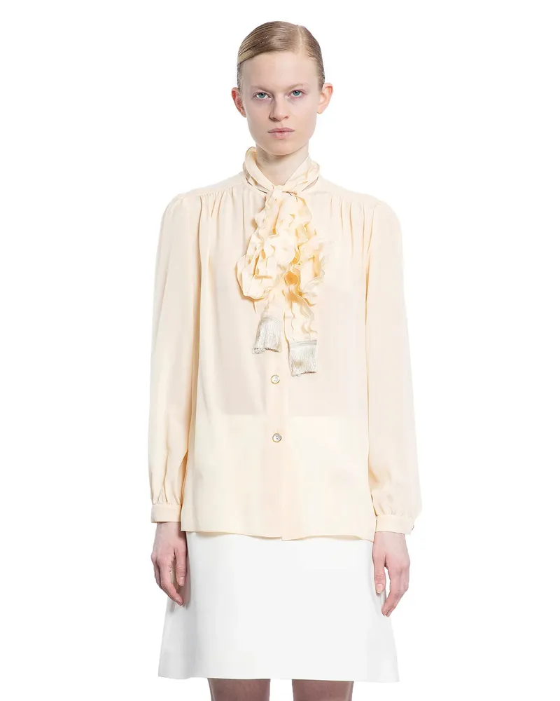 Valentino Garavani WOMAN OFF-WHITE SHIRTS Off-white