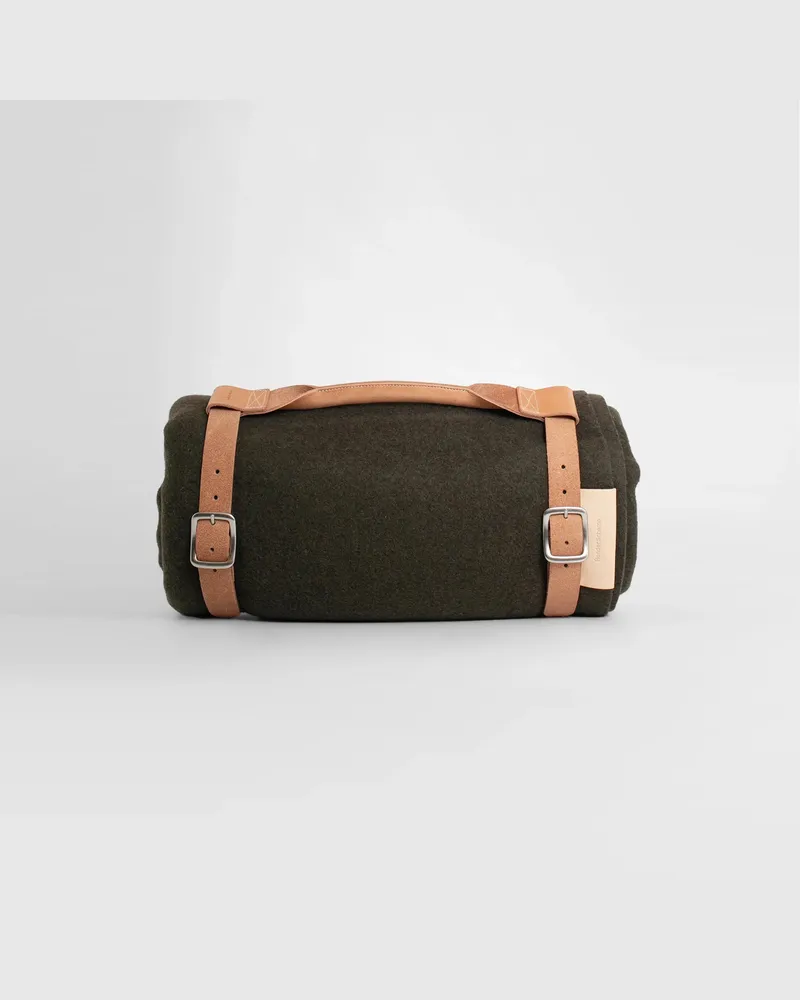 Hender Scheme Thick Wool Blanket Green