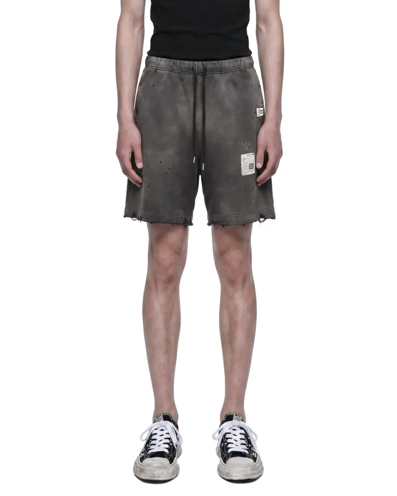 MIHARAYASUHIRO Sun Faded Shorts Black