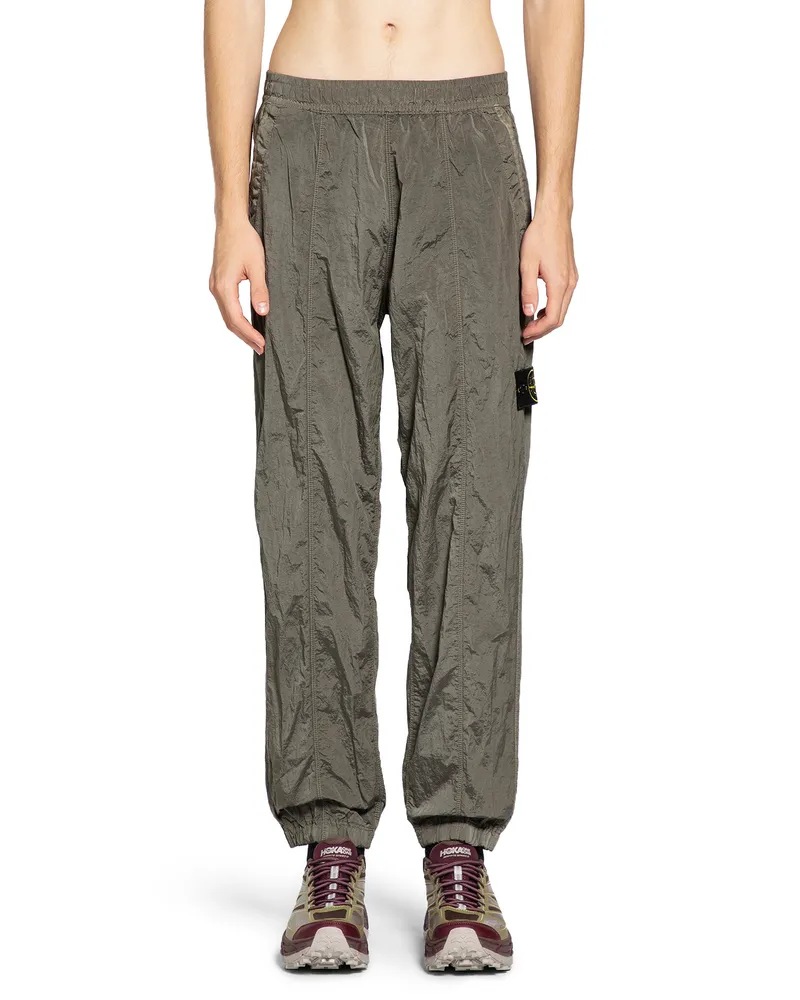 Stone Island MAN GREEN TROUSERS Green