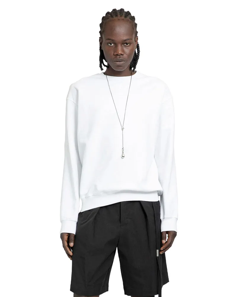Ann Demeulemeester Maarten Standard Sweatshirt White
