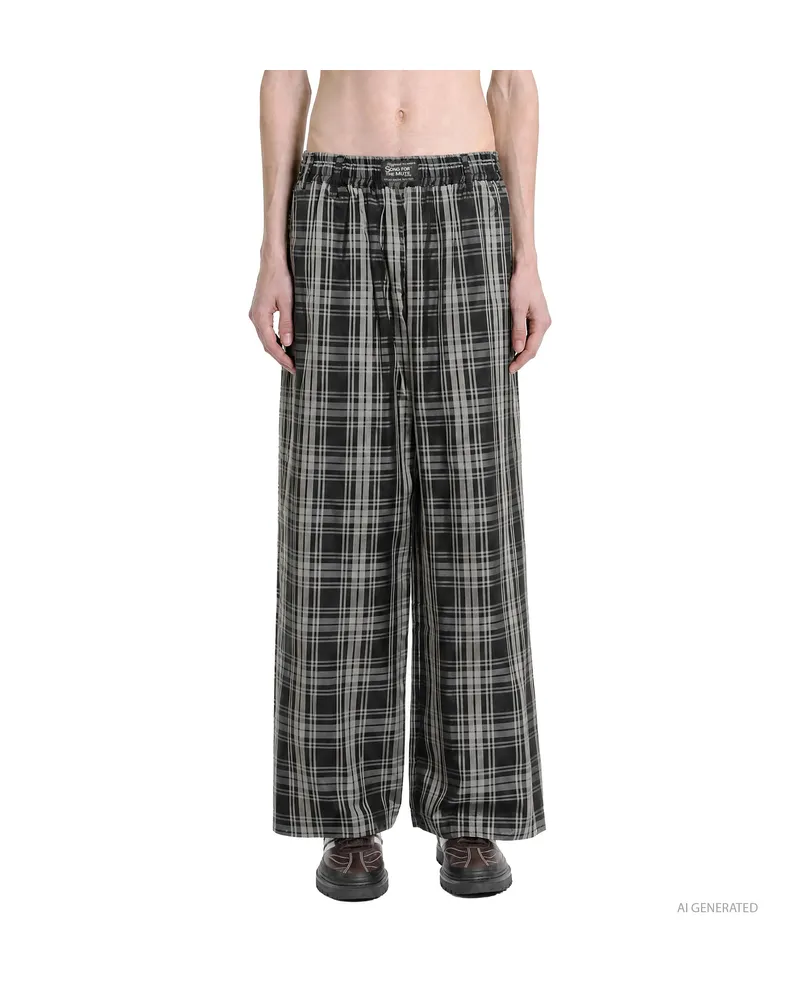 Song For The Mute Relaxed Lounge Pants Black