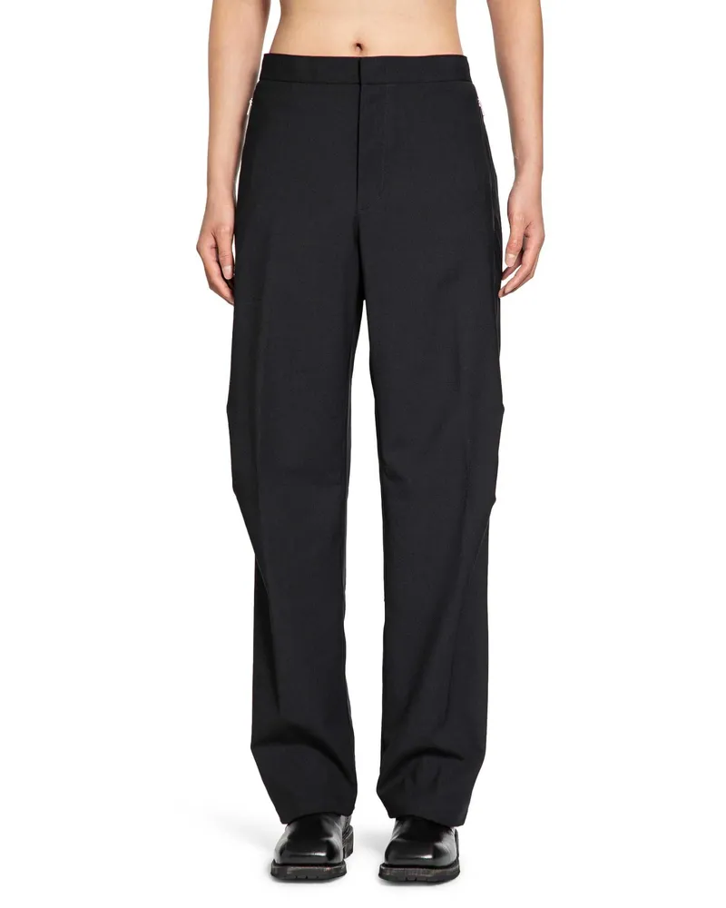 Herno Twisted Tailored Trousers Black
