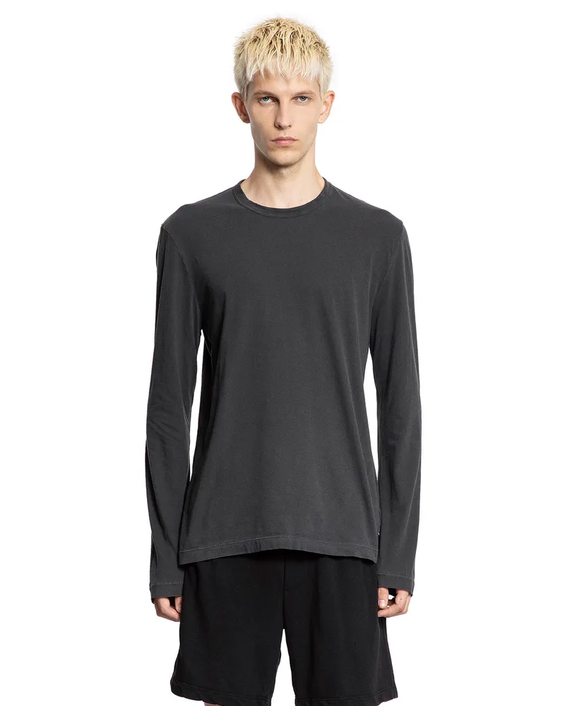 James Perse Lightweight Jersey Long sleeve T-Shirt Grey